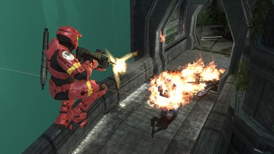 Flaming head gets hot under the collar.